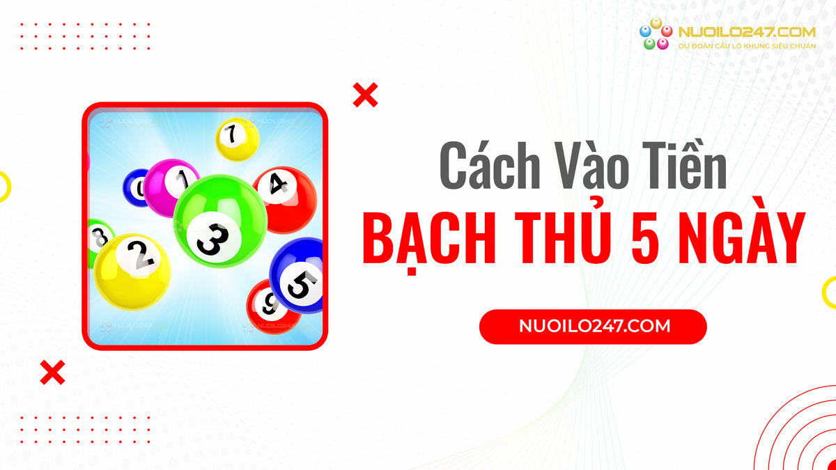 Cách vào tiền bạch thủ lô khung 5 ngày