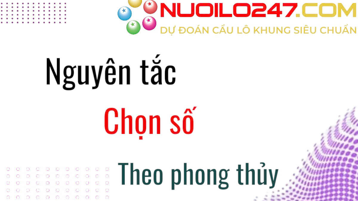 Chọn số theo phong thủy